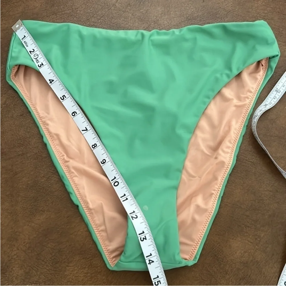 J. Crew Sea foam Green Swim Bikini Bottom Size M